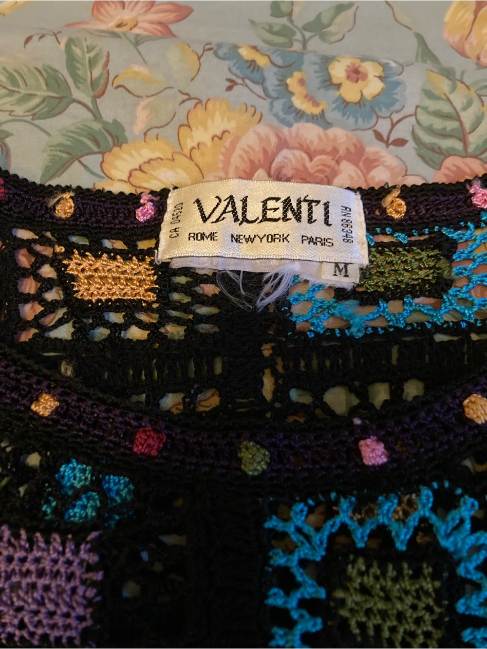 Multicolor Crochet Top - Picture 2 of 8
